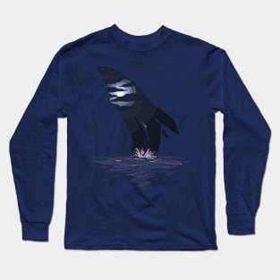 Night Breach : Blue Whale Long Sleeve T-Shirt